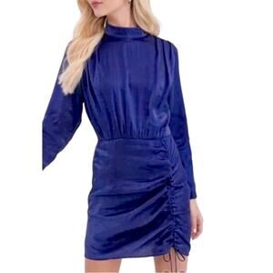 🆕 Finders Keepers Dress Womens Size 8 Yasmine Purple Blue Mini Iridescent Party